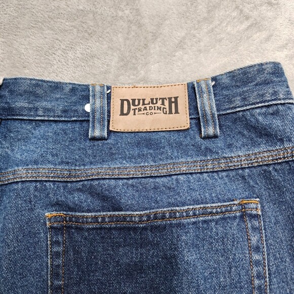 Duluth Trading Co Men's Jeans Blue Denim Relaxed Size 44x34 - Picture 4 of 11